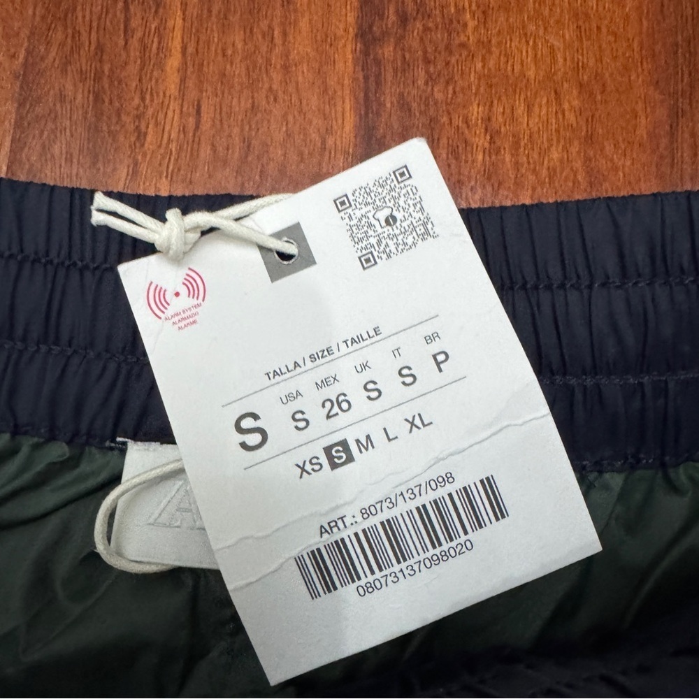 Zara Vintage Style Windbreaker Pants Size Small - Picture 6 of 9